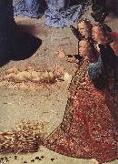 GOES, Hugo van der The Adoration of the Shepherds (detail) china oil painting reproduction